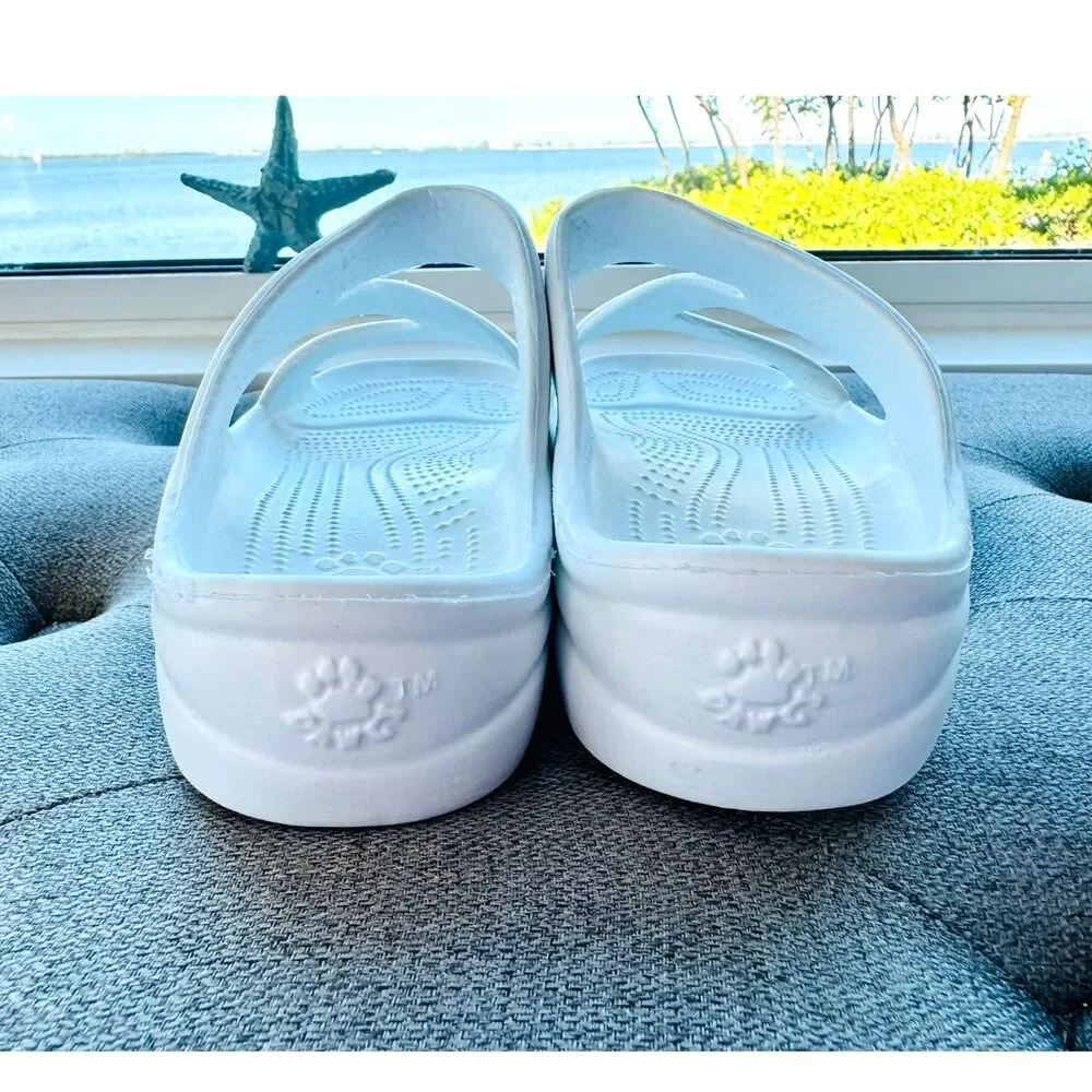 DAWGS Women’s Z Sandals Size 7 - White - Picture 7 of 10
